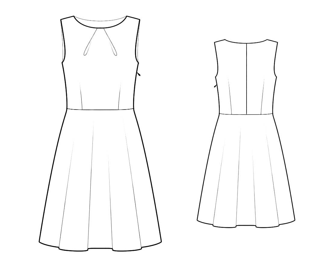 A-line dress patterns