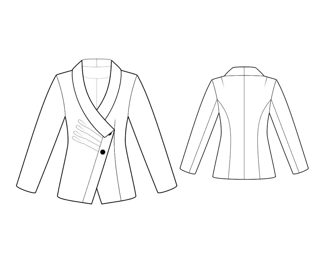41+ Long Asymmetrical Jacket Sewing Pattern - RubekahZoey