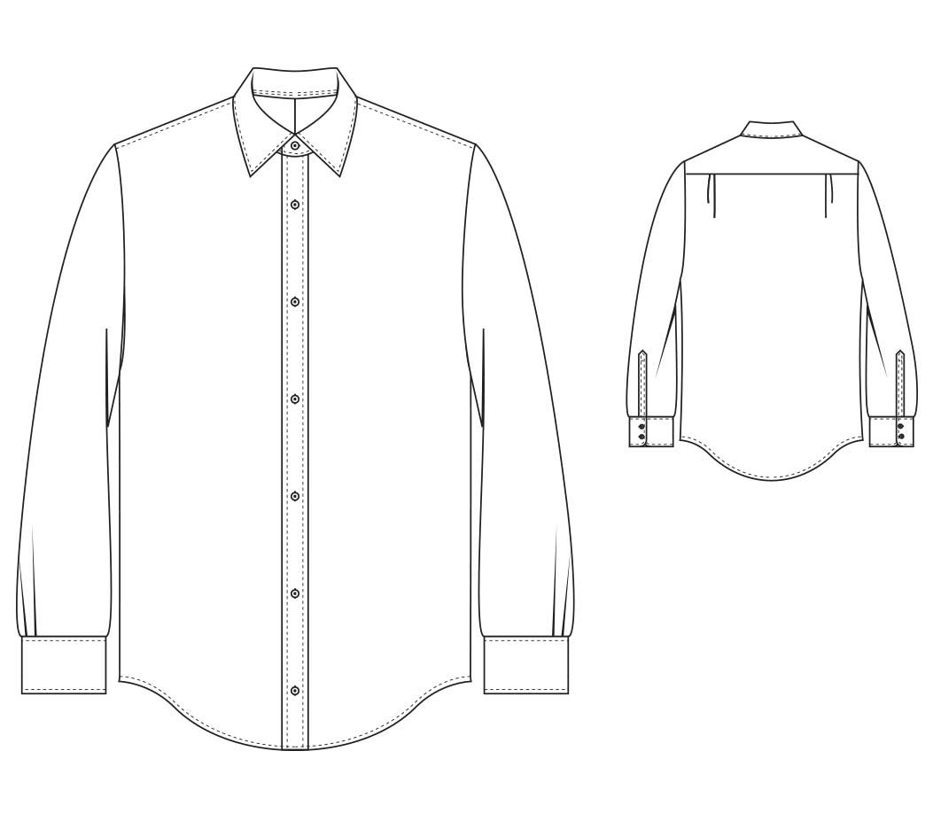 Made-To-Measure Loose Fit Men's Shirt - Shirts - Basic Custom Fit ...
