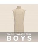 DIY Stuffed Boy's  (Ages 7-16) Mannequin Dress Form Made To Measure Sewing Pattern