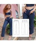 Slim Fitting Jeans Sewing Patterns. Custom-Fit. Step-by-Step Sewing Instructions 