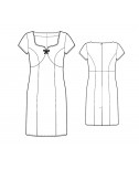 Custom-Fit Sewing Patterns - Vintage Inspired Sweetheart Neck Dress