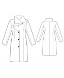 Custom-Fit Sewing Patterns - Tailored Coat With Couture Draped Collar