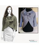 Custom-Fit Sewing Patterns - Draped Collar Cropped Coat