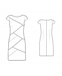 Custom-Fit Sewing Patterns - Asymmetrical Seams Dress