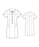 Custom-Fit Sewing Patterns - Button Front Shirt Dress