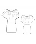Custom-Fit Sewing Patterns - Combination Mini Dress