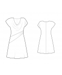 Custom-Fit Sewing Patterns - Cowl Neck Dress