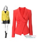 Custom-Fit Sewing Patterns - Tailored  Asymmetrical Jacket