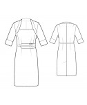 Custom-Fit Sewing Patterns - Faux Shrug Dress