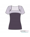 Custom-Fit Sewing Patterns - Knit Top With Yoke