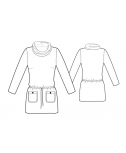 Custom-Fit Sewing Patterns - Pocket and Tie Tunic