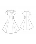 Custom-Fit Sewing Patterns - Empire Waist Fit-and-Flare Dress 
