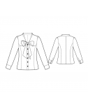 Custom-Fit Sewing Patterns - Blouse With Tie