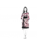 Custom-Fit Sewing Patterns -  Cinched Sheath With Contrast Sleeves