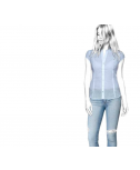 Custom-Fit Sewing Patterns - Mandarin Collar Blouse