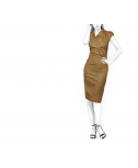 Custom-Fit Sewing Patterns - Asymmetrical Pencil Dress With Collar