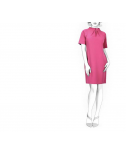 Custom-Fit Sewing Patterns - Short-Sleeved Dress With Stand Collar