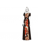 Custom-Fit Sewing Patterns - A-line Color Blocked Dress With Princess Seams