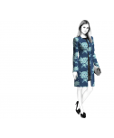 Custom-Fit Sewing Patterns - Collarless Coat With Zipper