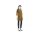 Custom-Fit Sewing Patterns - Collarless Coat With Princess Seams