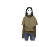 Custom-Fit Sewing Patterns - Poncho Coat With Side Buckles