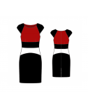 Custom-Fit Sewing Patterns - Fitted Dress With Raglan Sleeves