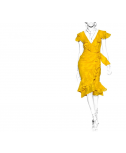 Custom-Fit Sewing Patterns - Wrap Dress With Flounce
