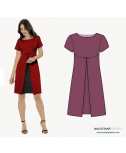 Custom-Fit Sewing Patterns - Dress With Front Pleat
