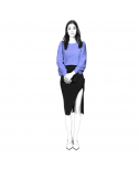 Custom-Fit Sewing Patterns - Blouse With Gathered Sleeves