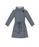 Custom-Fit Sewing Patterns - Coat With Diagonal Pockets