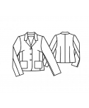 Custom-Fit Sewing Patterns - Unlined Notched Collar Jacket