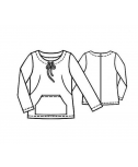 Custom-Fit Sewing Patterns - Kangaroo Pocket Sweatshirt