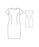 Custom-Fit Sewing Patterns - Basic Fitted Dress with Short Sleeves