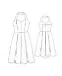 Custom-Fit Sewing Patterns - Halter Fit-and-Flare Sundress