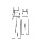 Custom-Fit Sewing Patterns - Classic Overalls