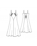 Custom-Fit Sewing Patterns - Long Tank Nightgown