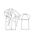 Custom-Fit Sewing Patterns - Double Pocket Bathrobe