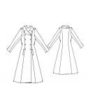 Custom-Fit Sewing Patterns - Double Breasted Princess Coat 