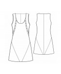 Custom-Fit Sewing Patterns - Multi Seam A-line Tank Dress