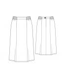 Custom-Fit Sewing Patterns - Basic Strait Ankle Skirt