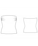 Custom-Fit Sewing Patterns - Tube Top With Ruching At The Bust