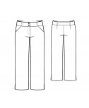Custom-Fit Sewing Patterns - Cropped Pants