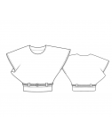 Custom-Fit Sewing Patterns - Belted Dolman Knit Top