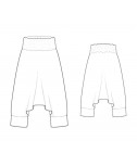 Custom-Fit Sewing Patterns - Harem Pants