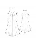 Custom-Fit Sewing Patterns - Hankerchief Skirt Halter Dress