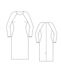 New and Improved Fitting Pattern! Exclusive CustomFit Sewing Patterns - Raglan Sloper (Basic Block) For Knits 