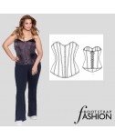 Classic Front Corset Custom-Fit Sewing Pattern, Sewing Instructions
