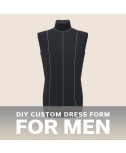 Exclusive! DIY Stuffed Men's Mannequin Dress Form Made To Measure Sewing Pattern.