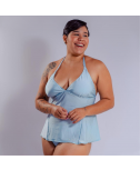 Exclusive! Custom-Fit Swimwear: 2-piece Tankini Set. Includes Step-by-Step Illustrated Sewing Instructions.